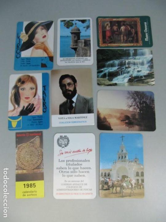 Coleccionismo calendarios: Lote de 10 calendarios de bolsillo - Foto 1