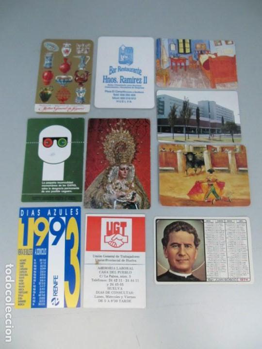 Coleccionismo calendarios: Lote de 10 calendarios de bolsillo - Foto 1
