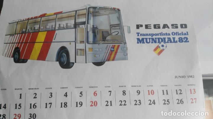 Coleccionismo calendarios: ANTIGUO CALENDARIO PEGASO MUNDIAL 82