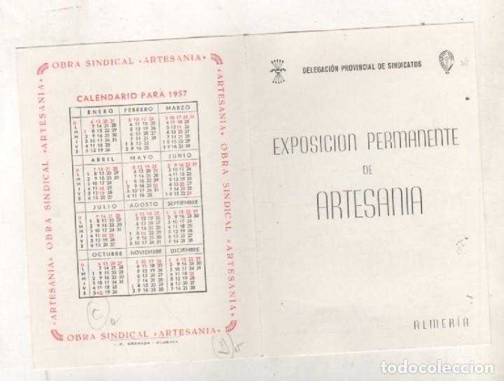 Collectables Calendars: Exposici&oacute;n artesania Almer&iacute;a calendari para 1957. Obra sindical.