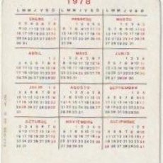 Coleccionismo Calendarios: CALENDARIO DE BOLSILLO 1978 - ZAS EL ADITIVO ESPAÑOL - MAESTRO ALONSO,13 ALICANTE -C-40 . Lote 133449530