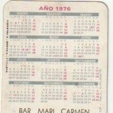 Coleccionismo Calendarios: CALENDARIO DE BOLSILLO 1976 BAR MARI CARMEN PIANISTA AMPARO ITURBI,31 VALENCIA - -C-40. Lote 133480018