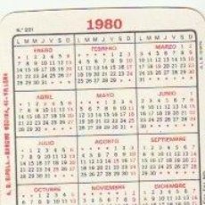 Coleccionismo Calendarios: CALENDARIO DE BOLSILLO 1980 QUINTOS DEL 79 BOCAIRENT VALENCIA - -C-40. Lote 133481366