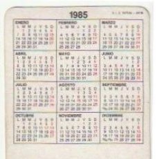 Coleccionismo Calendarios: CALENDARIO DE BOLSILLO 1985 QUINTOS 84 BOCAIRENT VALENCIA - -C-40. Lote 133481566