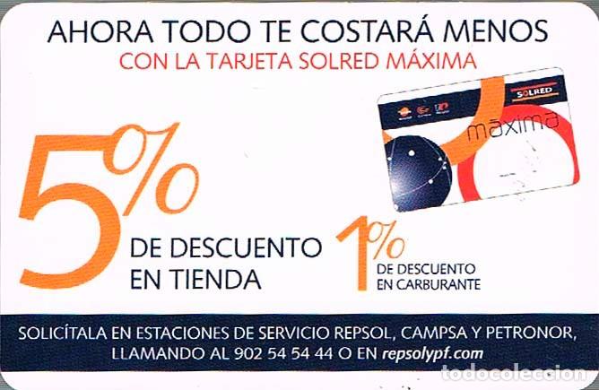 Coleccionismo calendarios: a&ntilde;o 2008, Solred, Tarjeta de pago - Foto 1