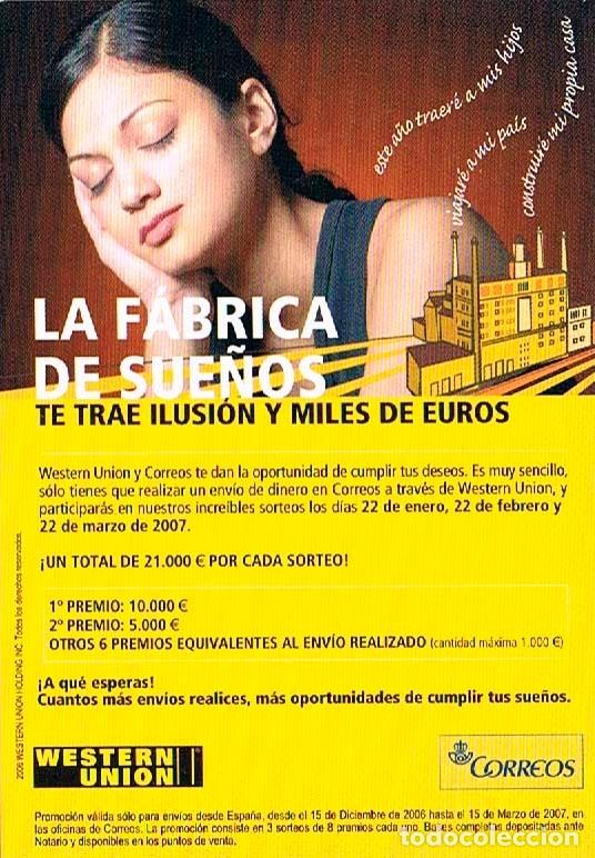 Coleccionismo calendarios: Calendario 2007 de Western Union - Foto 1