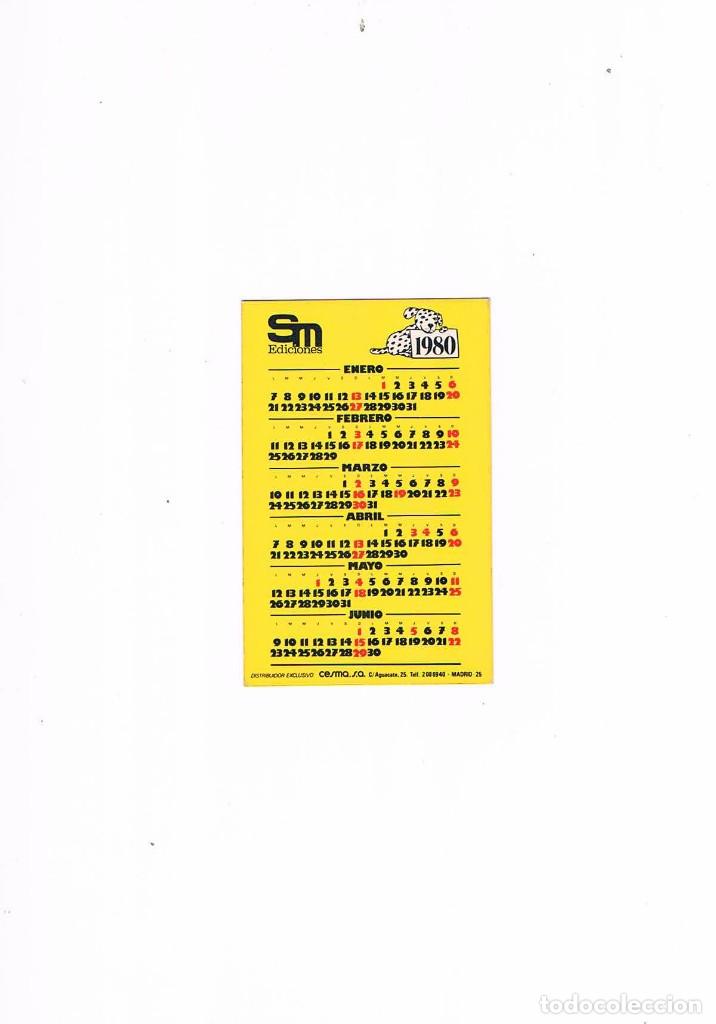 Collezionismo Calendari: CALENDARIO ANTIGUO SM EDICIONES 1980 **