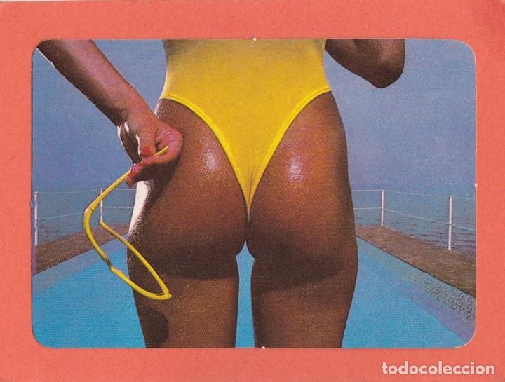 Coleccionismo calendarios: CALENDARIO PORTUGAL1986 - MOZA EN TRAJE DE BA&Ntilde;O AMARILLO