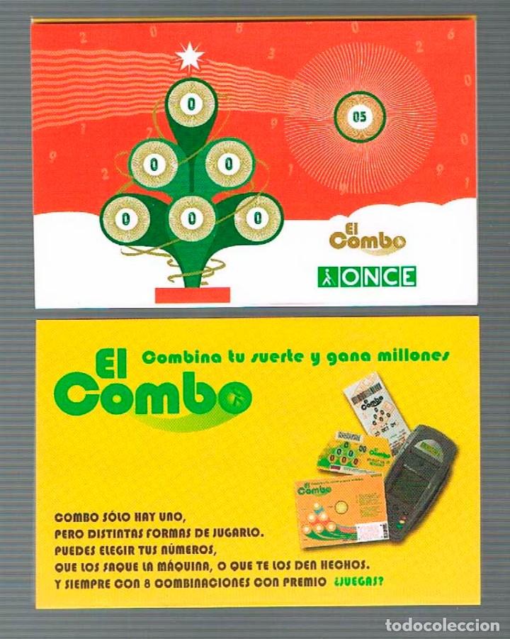 Collezionismo Calendari: A&Ntilde;O 2005, CALENDARIO DE LA ONCE, EL COMBO, DIPTICO, PRESENTO LAS DOS CARAS