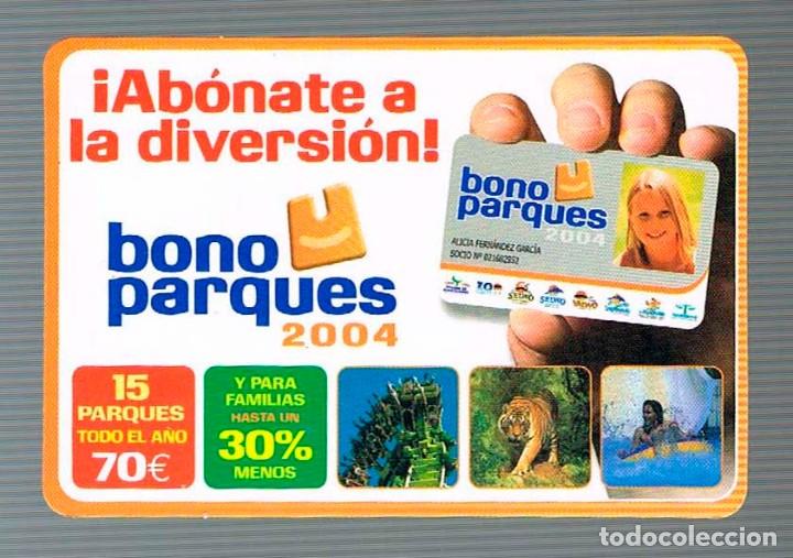 Collezionismo Calendari: A&Ntilde;O 2004, CALENDARIO DE PARQUES REUNIDOS