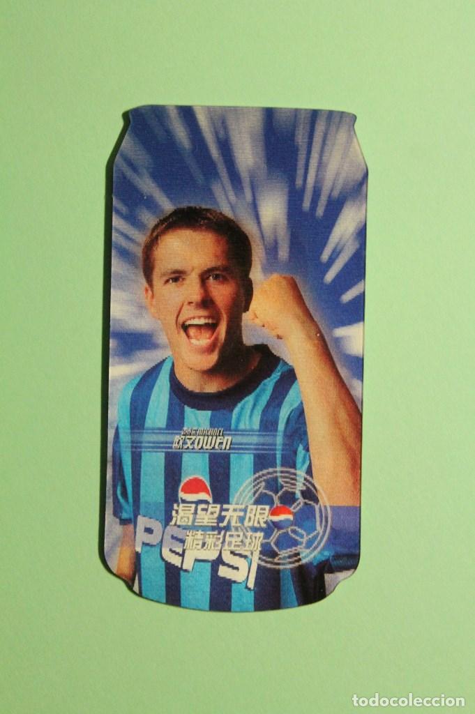 Coleccionismo calendarios: CALENDARIO DE BOLSILLO PEPSI COLA. NO FOURNIER. ORIGEN CHINA. A&Ntilde;O 2001. FUTBOL. GENERA DOBLE IMAGEN.