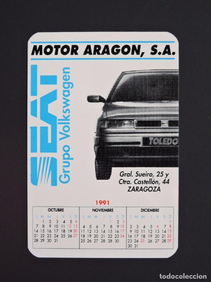 Sammeln von Kalendern: Calendario Bolsillo - SEAT TOLEDO - ZARAGOZA - A&ntilde;o 1992