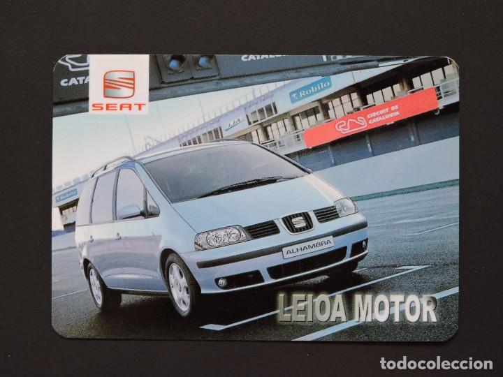 Coleccionismo Calendarios: Calendario Bolsillo - SEAT ALHAMBRA - LEIOA MOTOR - A&ntilde;o 2001