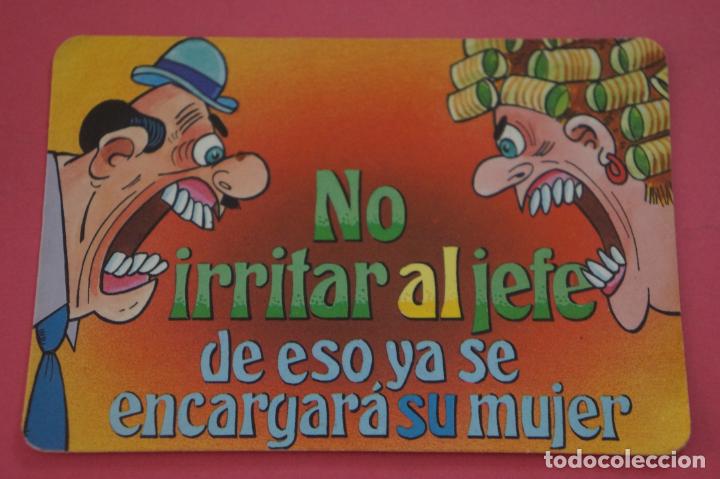 Collezionismo Calendari: CALENDARIO DE BOLSILLO CON PUBLICIDAD HUMOR A&Ntilde;O 1990 LOTE 14 MIRAR FOTOS