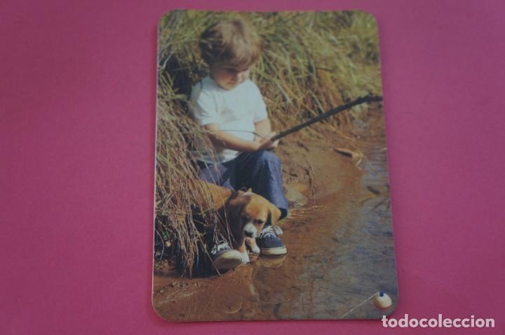 Collezionismo Calendari: CALENDARIO DE BOLSILLO CON PUBLICIDAD NI&Ntilde;O Y CACHORRO A&Ntilde;O 1990 LOTE 14 MIRAR FOTOS