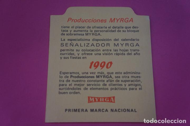 Collezionismo Calendari: CALENDARIO DE BOLSILLO CON PUBLICIDAD PRODUCCIONES MYRGA A&Ntilde;O 1990 LOTE 14 MIRAR FOTOS