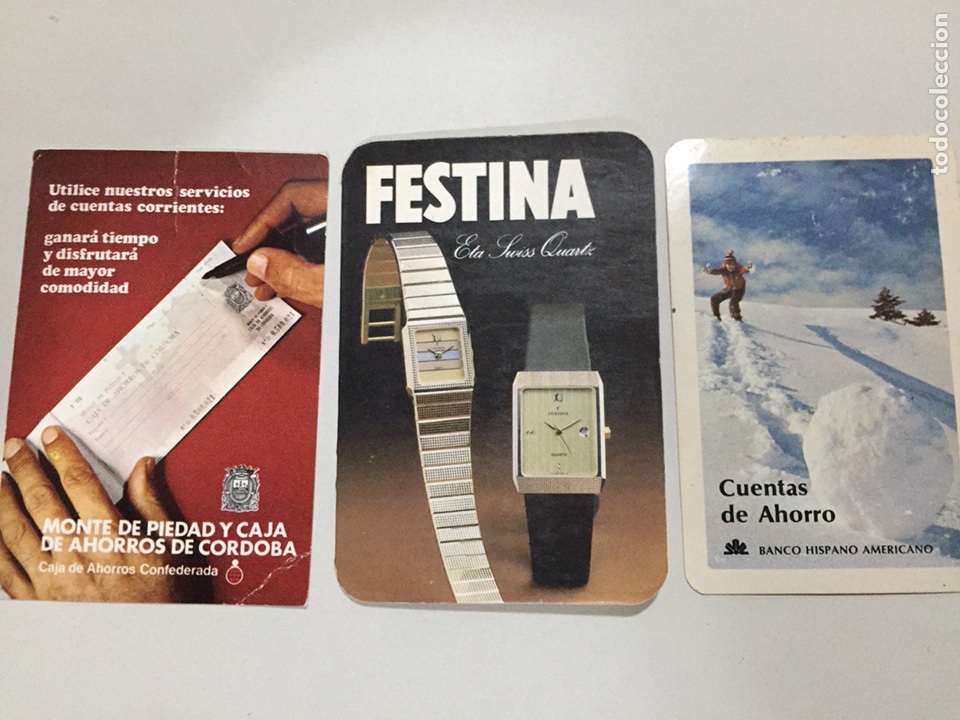 Collezionismo Calendari: Calendarios