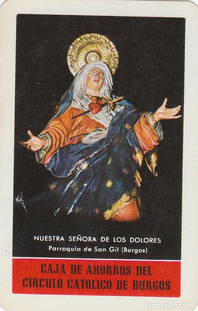 Coleccionismo Calendarios: Calendario Fournier. Nuestra Se&ntilde;ora de los Dolores, Caja Ahorros C&iacute;rculo Cat&oacute;lico Burgos. 1970 aa