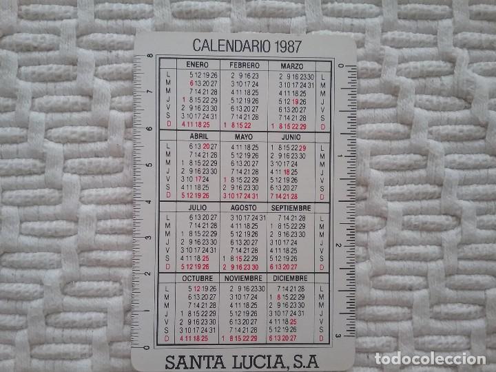 Coleccionismo calendarios: Santa Luc&iacute;a 1987 - Foto 2