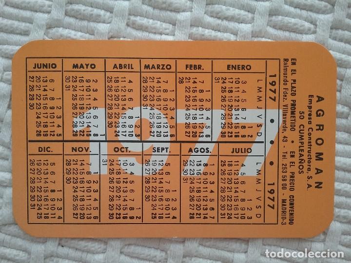 Coleccionismo calendarios: Agrom&aacute;n 1977- 1978 - Foto 1