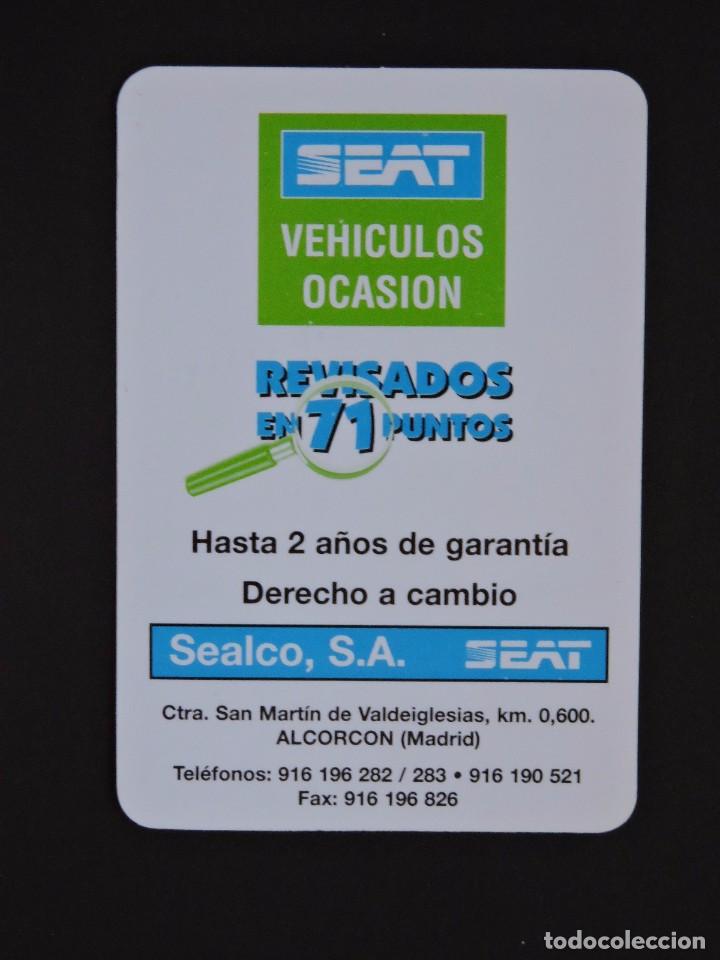 Coleccionismo Calendarios: Calendario bolsillo - COCHE SEAT - SEALCO - MADRID - A&Ntilde;O 1999