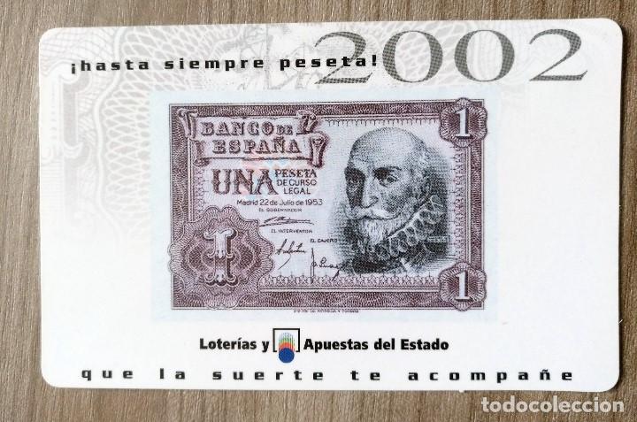 Coleccionismo Calendarios: Calendario bolsillo - loterias y apuestas del estado 2002