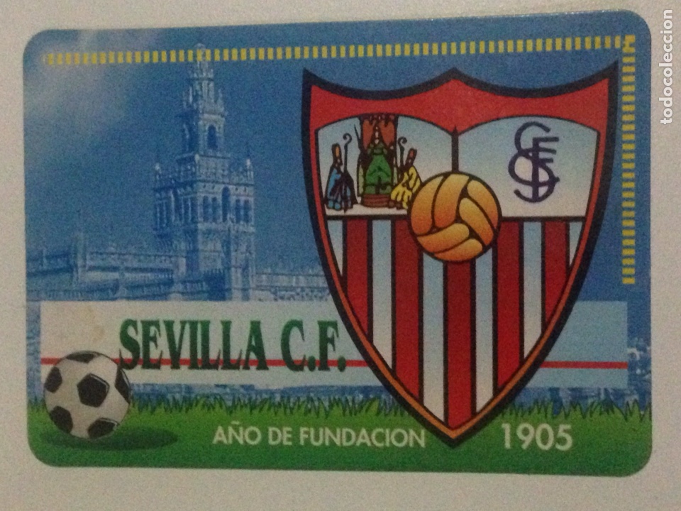Coleccionismo Calendarios: Calendario de bolsillo,sevilla c.f. A&ntilde;o 1999.