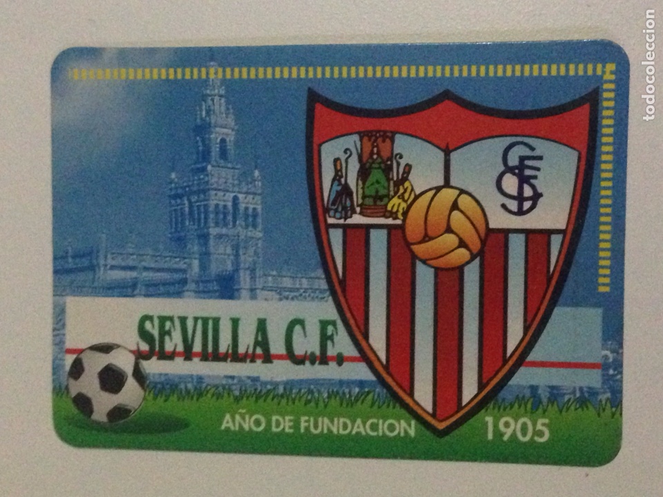 Coleccionismo Calendarios: Calendario de bolsillo,sevilla c.f. A&ntilde;o 1.999.