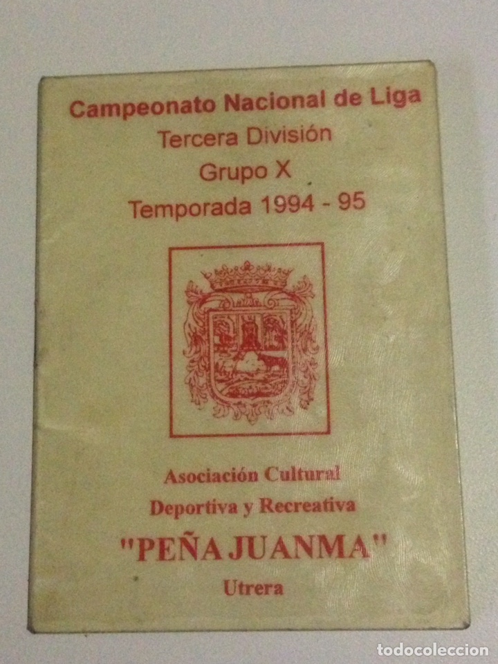 Coleccionismo Calendarios: Calendario nacional de liga,tercera division,temporada 1994-95,todos los resultados.