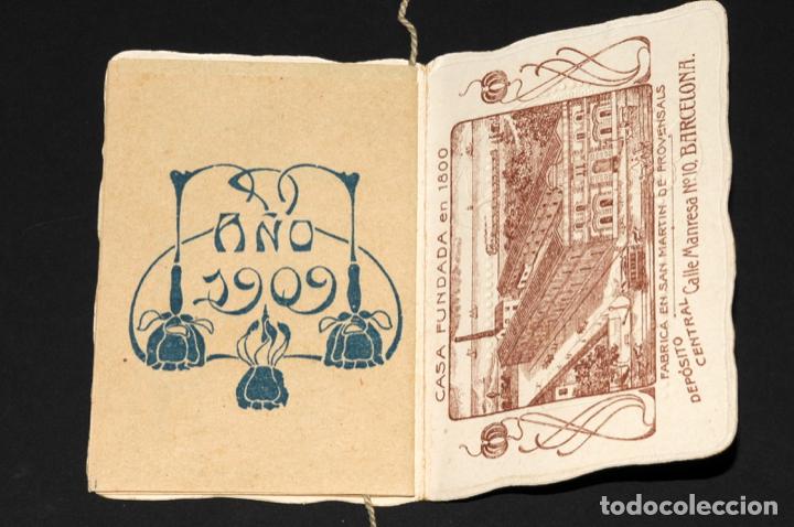 Coleccionismo calendarios: ANTIGUO ALMANAQUE CHOCOLATE AMATLLER 1909 - Foto 2