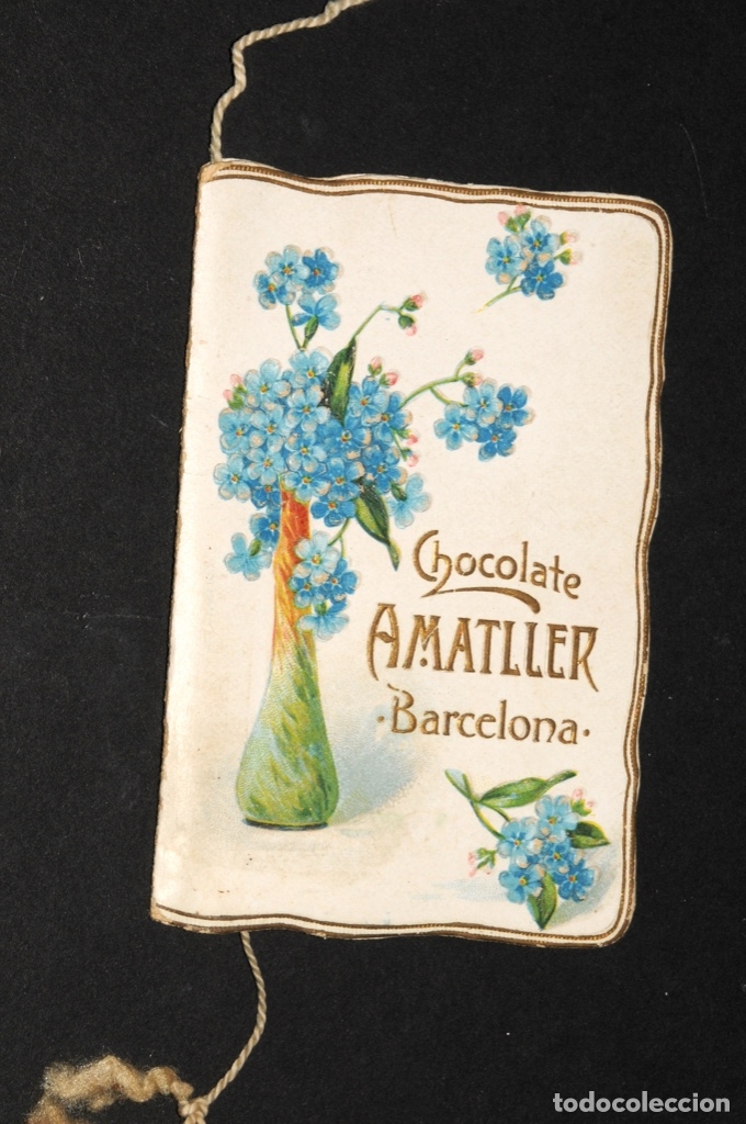 Coleccionismo calendarios: ANTIGUO ALMANAQUE CHOCOLATE AMATLLER 1909 - Foto 1