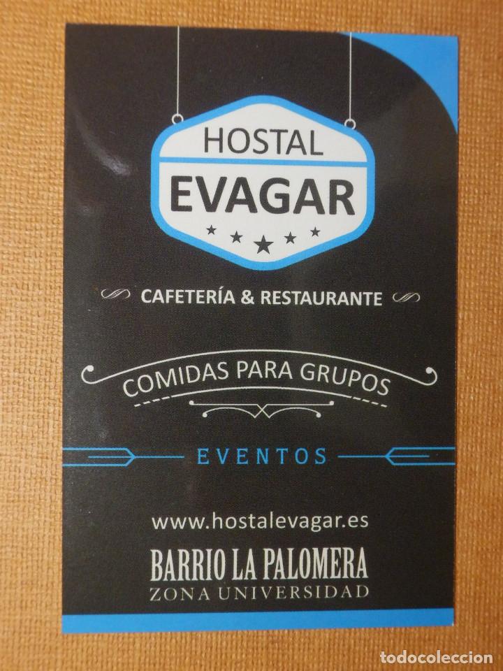 Coleccionismo calendarios: CALENDARIO DE BOLSILLO - Hostal EVAGAR - 2016 - Foto 1