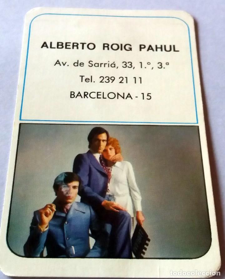 Coleccionismo Calendarios: CALENDARIO DE BOLSILLO - PUBLICITARIO - A&Ntilde;O 1972 - ALBERTO ROIG PAHUL - BARCELONA
