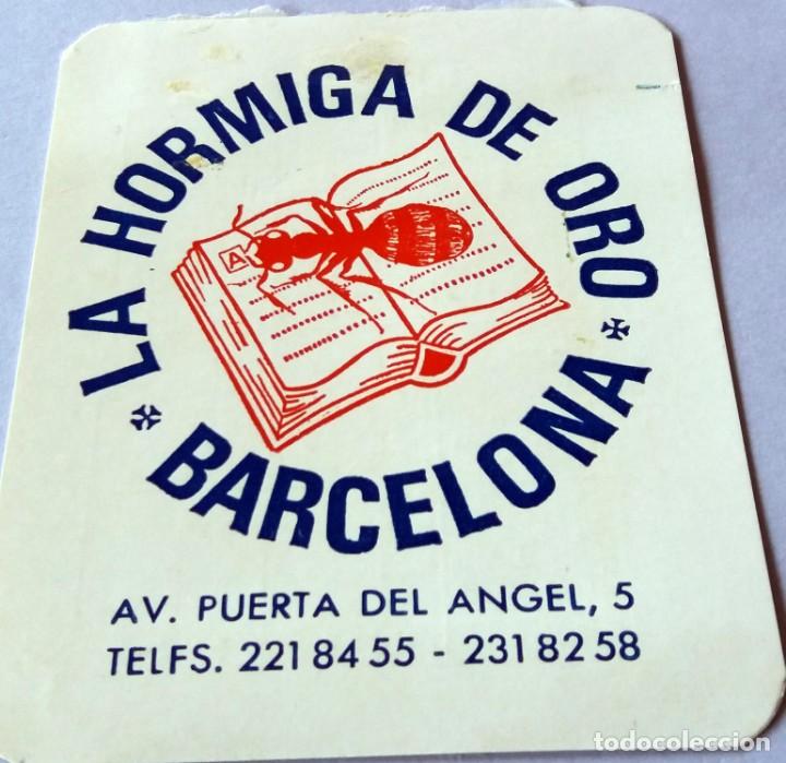 Coleccionismo calendarios: CALENDARIO DE BOLSILLO - PUBLICITARIO - A&Ntilde;O 1974 - LA HORMIGA DE ORO - BARCELONA