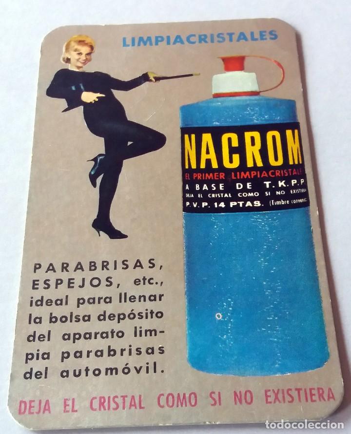 Collectables Calendars: CALENDARIO DE BOLSILLO - PUBLICITARIO - A&Ntilde;O 1966 - NACROM LIMPIACRISTALES