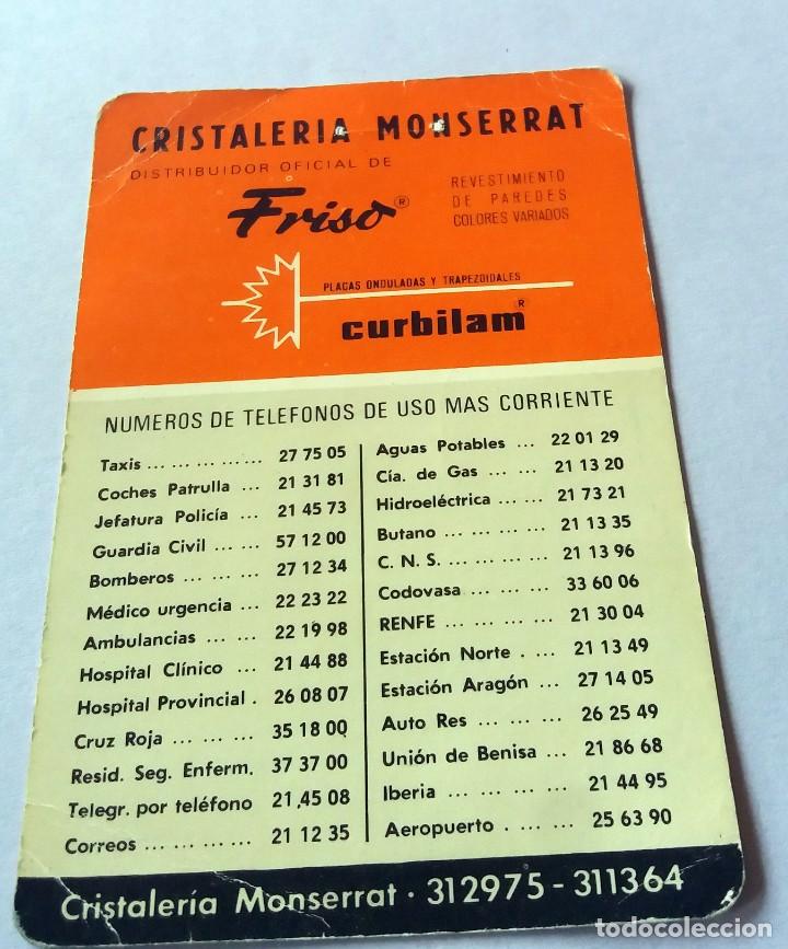 Collectionnisme Calendriers: CALENDARIO DE BOLSILLO - PUBLICITARIO - A&Ntilde;O 1967 - CRISTALER&Iacute;A MONTSERRAT - FRISO