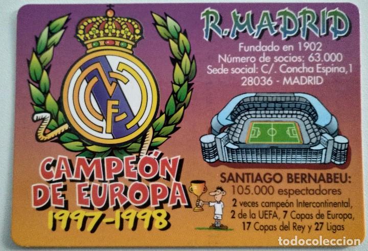 CALENDARIO REAL MADRID A&Ntilde;O 2000