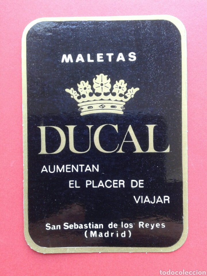 Coleccionismo Calendarios: CALENDARIO MALETAS DUCAL 1972