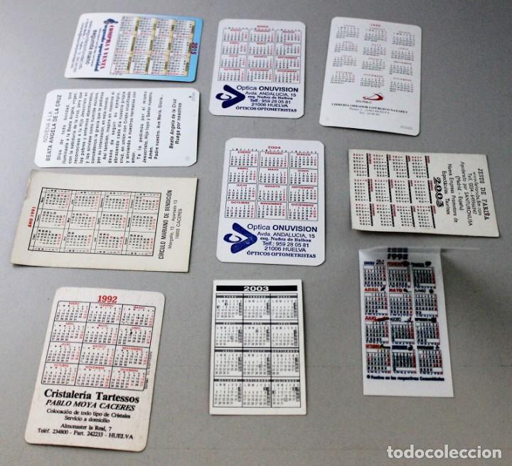 Coleccionismo calendarios: Lote de 10 calendarios de bolsillo - Foto 2