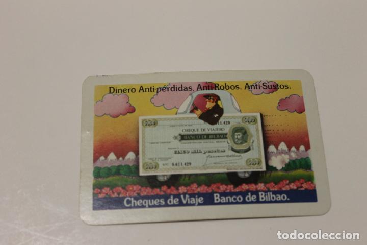 Coleccionismo calendarios: CALENDARIO FOURNIER BANCO DE BILBAO CHEQUES VIAJE 1976