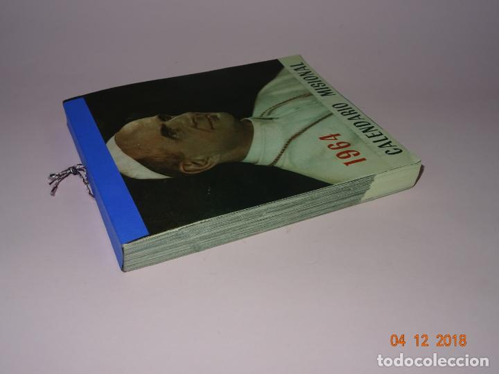 Collectionnisme Calendriers: Antiguo Calendario Misional con PABLO VI del A&ntilde;o 1964 a Estrenar 196 L&aacute;minas Impresas a Doble Cara