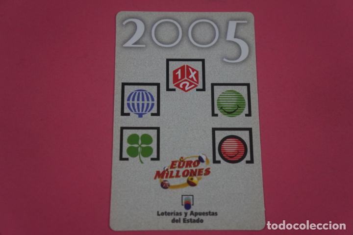Collectables Calendars: CALENDARIO DE BOLSILLO CON PUBLICIDAD LOTERIAS A&Ntilde;O 2005 LOTE 12 MIRAR FOTOS