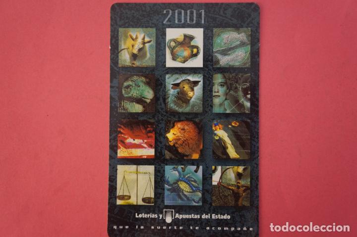 Collectables Calendars: CALENDARIO DE BOLSILLO CON PUBLICIDAD LOTERIAS Y APUESTAS DEL ESTADO 2001 LOTE 12 MIRAR FOTOS
