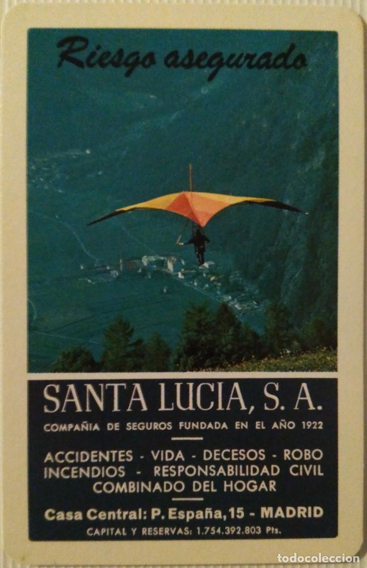 Sammeln von Kalendern: Fournier 1980. Calendario Fournier de SANTA LUC&Iacute;A. A&ntilde;o 1980.
