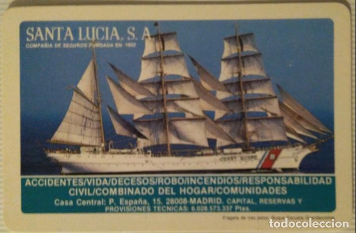 Collezionismo Calendari: Fournier 1985. Calendario NO Fournier de SANTA LUC&Iacute;A. A&ntilde;o 1985.