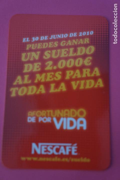 Collectables Calendars: CALENDARIO DE BOLSILLO CON PUBLICIDAD NESCAFE A&Ntilde;O 2010 LOTE 12 MIRAR FOTOS