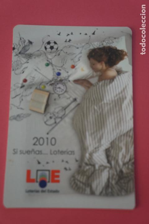 Collectables Calendars: CALENDARIO DE BOLSILLO CON PUBLICIDAD LOTERIAS DEL ESTADO A&Ntilde;O 2010 LOTE 12 MIRAR FOTOS