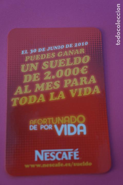 Collectables Calendars: CALENDARIO DE BOLSILLO CON PUBLICIDAD NESCAFE A&Ntilde;O 2010 LOTE 12 MIRAR FOTOS