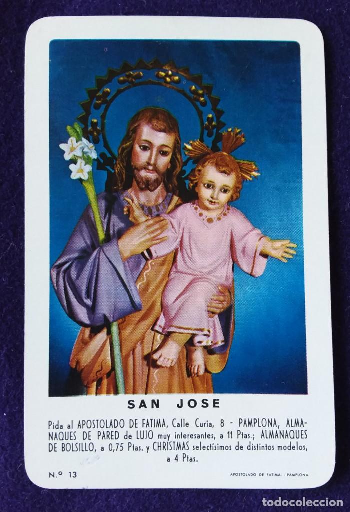 Coleccionismo calendarios: CALENDARIO FOURNIER. SAN JOSE. 1965