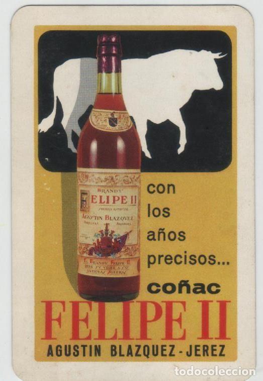 Coleccionismo Calendarios: Calendario de bolsillo Heraclio Fournier a&ntilde;o 1968 Co&ntilde;ac Felipe II